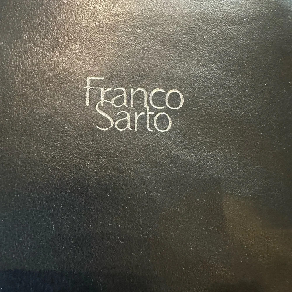 Franco Sarto over the knee black leather boots size 6.5